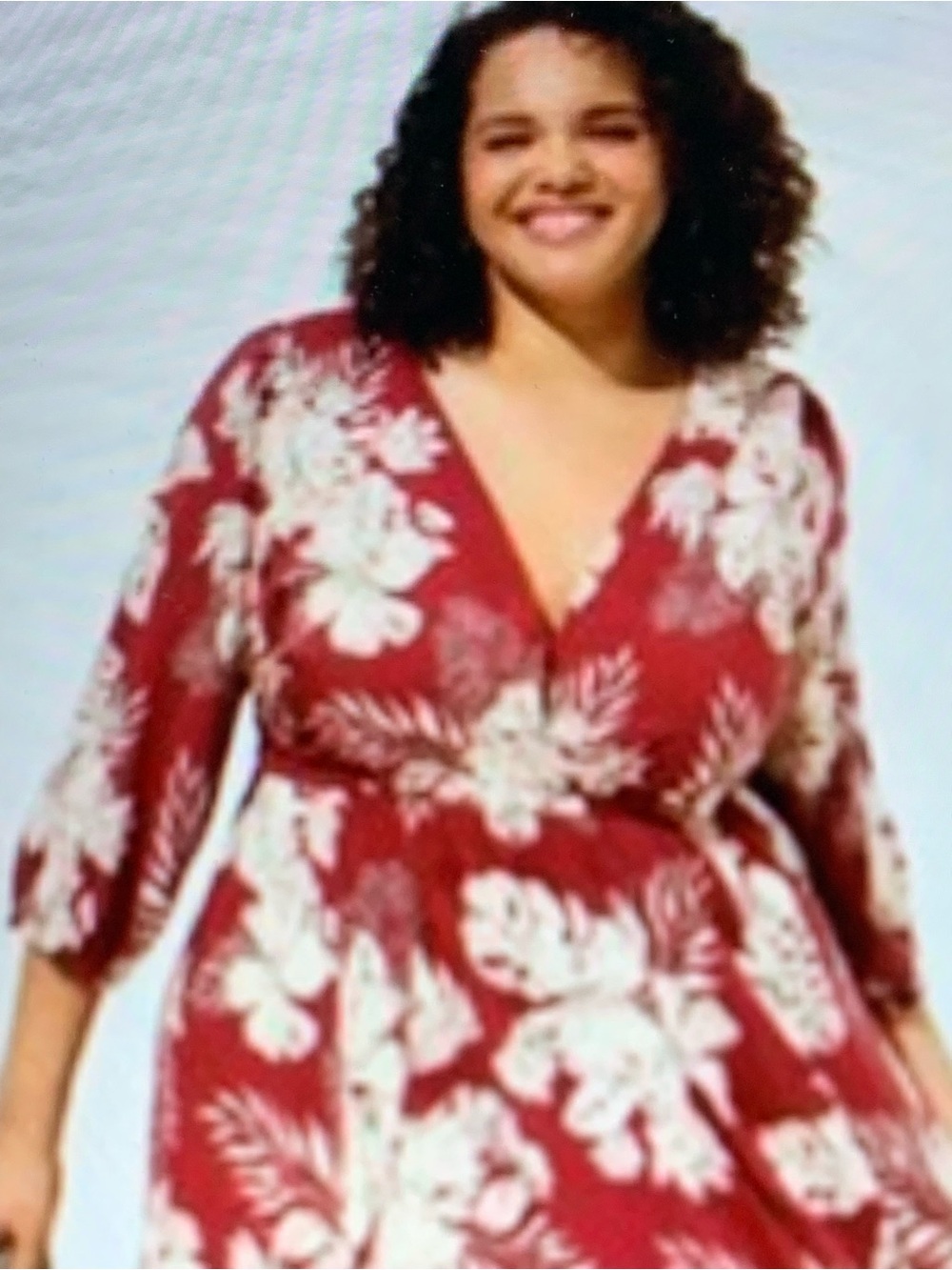 torrid Red Floral Maxi Dress - Picture 2 of 6